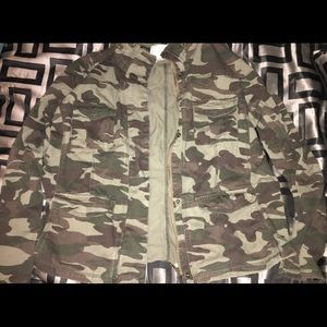 Camouflage military jacket